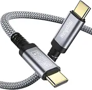 Wengshini USB C to USB C Cable 2M,240W/20Gbps USB C 3.2 Gen2 x 2 Data Cable, 4K@60HZ Video Transmission Video Transmission for Laptop, Mobile Phone, Steam Deck, Tablet, SSD, Monitor etc.
