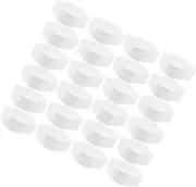[BESTOYARD] 50pcs Disposable Chef Caps White Paper Chef Hats Men's Kitchen Hat Cooking Catering Food Service Comfortable Breathable