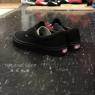 TheOneShop VANS ERA BLACK / BLACK 黑色 全黑 帆布 基本款 經典款 滑板鞋 VN000QFKBKA