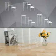 Acrylic Display Stands Figurines Display Stand 3/4 Tiers Perfumes Display qr&