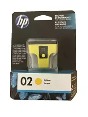 New Genuine HP 02 Photosmart Print Cartridge - Yellow