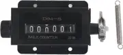 D94-S 6 Digit Manual Count Counter 0-999999 Mechanical Reset Draw Stroke Counter Number of Turns Click Counter for Punch Printer