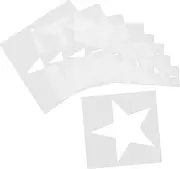 SHINEOFI 16pcs Wall The Pet Shape Stencils Painting Stencils
