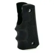 Hogue Style Autococker 45 Trigger Frame Rubber Wrap Around Grip - BLACK