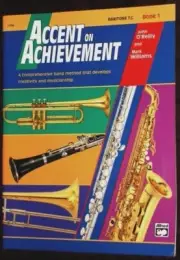 ACCENT ON ACHIEVEMENT - Baritone (Treble Clef) - Book 1