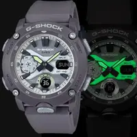 在飛比找PChome24h購物優惠-CASIO 卡西歐 G-SHOCK 綠光系列運動手錶(GA-