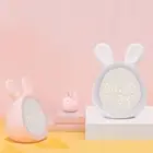 Time Rabbit Alarm Clock with Night Light Bedside Electronic Alarm Clock