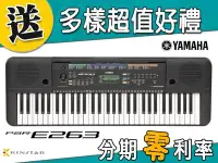 在飛比找Yahoo!奇摩拍賣優惠-【金聲樂器】Yamaha PSR-E263 電子琴 PSR 