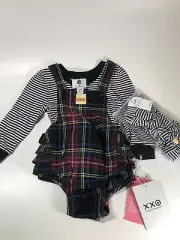 Harajuku Mini Plaid Romper Leggings Gwen Stefani Target 3 Piece Set NWT SZ 12M