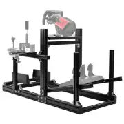 Hottoby Aluminum Profile Racing Simulator Cockpit for Logitech/Thrustmaster/Fana