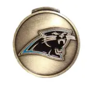 Carolina Panthers Hat Clip with Golf Ball Marker