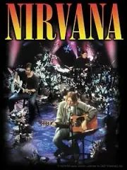 NIRVANA ACOUSTIC - Orignal Artwork Vinyl - Decal STICKER - 3.75" x 5"