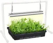 Grow Lights for Seed Starting, 2FT LED Full Spectrum Seedling Lights with Stand