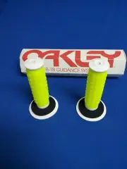 Oakley White with Neon Yellow B-1B Grips