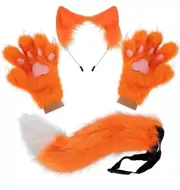 Wolf Fox Tail Set Fancy Party Costume