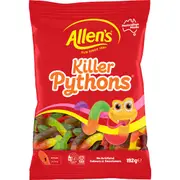 Allen's Killer Python Lollies Bag 192g