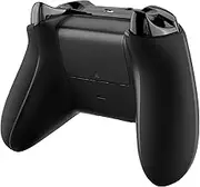eXtremeRate Black Soft Touch Grip Back Panels, Comfortable Non-Slip Side Rails Handles, Game Improvement Replacement Parts for Xbox One X & S Controller (Model 1708) - Controller NOT Included