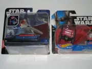 2 - STAR WARS FIGHTERS : HOT WHEELS TIE FIGHTER / GINIVEX STARFIGHTER #0011