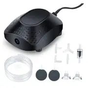 Aquarium Air Pump, Quiet Oxygen Aerator Pump, Fish Tank Bubbler with