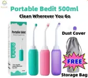 500ml Portable Bidet Sprayer Personal Handheld Travel Toilet Hygiene Bottle