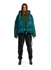 Khrisjoy Khris Cloud Zip-Up Quilted Jacket 1 Green