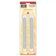LED Autolamps Sequential Indicator Rear Strip Light 12V Clear Lens Twin Blister