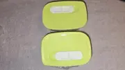 TUPPERWARE Green Mini Freezer Mates - Set Of 2 Bowls