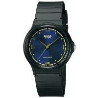 在飛比找momo購物網優惠-【CASIO 卡西歐】卡西歐薄型中性石英錶-藍面(MQ-76