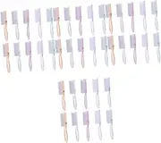 SOESFOUFU 4sets Soft Bristles Nail Brush for Cleaning Handle Grip Nail Brush 10pcs*4