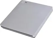 Veemoon 1 Set Type C External DVD Recorder Dual Interface DVD Burner Ultra Thin Portable Design for Use Silver