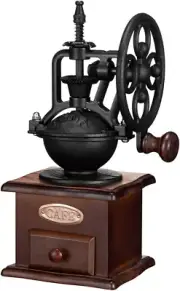Manual Coffee Grinder, Vintage Style 【Great Gift】 Wooden Coffee Grinder Roller G
