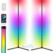 LED Floor Lamp Corner Lamp RGB Color Changing Music Standing Lamp w/ Remote APP