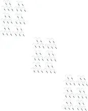 MUCKLILY 3sets Hooks Heavy Duty Kitchen Bathroom Hangers for Utensils Towels Clothes Versatile Storage for Spaces 80pcs*3