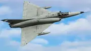 Dassault Mirage 5PA MARA Argentina Air Force Wood Model Airplane Loaded - SMALL