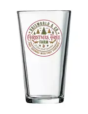 Christmas - Griswold Co. Tree Farm - 16oz Pint Beer Glass Barware Seltzer Tea