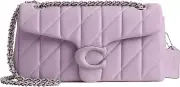 Coach Women'S Quilted Leather Covered C Tabby Shoulder Bag 26 with Chain Strap