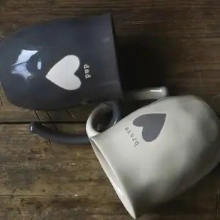 創意把手設計不卡陶瓷馬克杯手美式北歐咖啡杯水杯茶杯情侶對杯