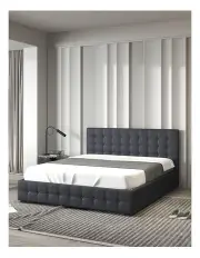 [Milano Beds] Eden Luxury Gas Lift Bed with Headboard
