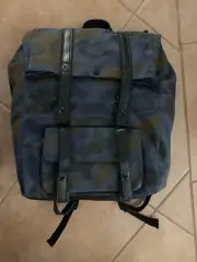 3.1 Phillip Lim LIMITED EDITION TARGET BLUE BROWN Camo Print Backpack NEW