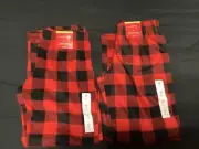 (2) (SZ Kids M 8) Wondershop Kids Pajama Pants (Red Checkered)