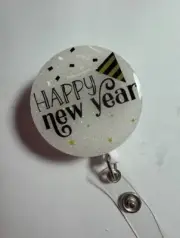 badge reels retractable id holders - Happy New Year Celebration