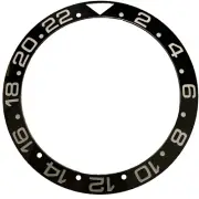 HQ CERAMIC BEZEL INSERT FOR ROLEX GMT MASTER BRUCE WAYNE 126720 BLK/GRAY