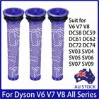 3pcs Pre Filter for Dyson V6 V7 V8 DC58 DC59 DC61 DC62 DC72 DC74 SV03 SV04 SV05