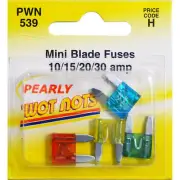 Fuses Mini Blade Assorted - Pack of 4 - Free Shipping - WOT-NOTS PWN539