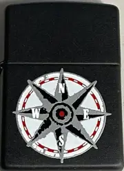 ZIPPO 1998 MARLBORO COMPASS BLACK MATTE LIGHTER SEALED IN BOX A367