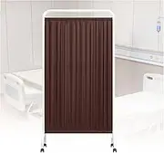 Portable Medical Privacy Screen,1/2/3/4/5 Panels Foldable Room Divider Fence,6ft High Room Divider with Wheel for Hospitals/Clinic/Office/Beauty Salon(Blue,3-Panel)