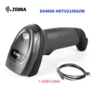 Zebra DS4608-HD7U2100AZW USB Kit Handheld 1D 2D Barcode Scanner Reader Device