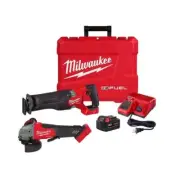 Milwaukee SAWZALL Reciprocating Saw Kit + Grinder 18V Li-Ion Brushless Cordless