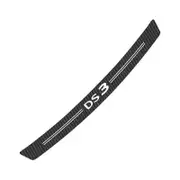unbrand Car Rear Bumper Anti Scrach Sticker compatible for Citroen DS3 DS4 DS5 DS DS6 DS7 Auto Accessories Carbon Fiber Car Trunk Protective Decal ...
