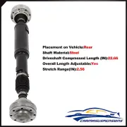 Rear Driveshaft 65-3058 For Jeep Wrangler 2012-2018 Wrangler JK 2018 52123553AA (for: Jeep)